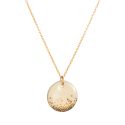 One & Eight Porcelain Gold Mist Necklace