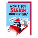 Sleigh Now Christmas Card