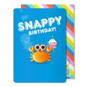 Birthday Crab Magnet Card