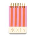 Twin Wire Notepad - Stripes