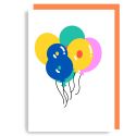 Age Balloon 80 Card