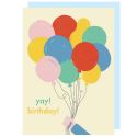 Yay Birthday Balloons Card