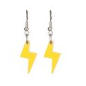 Tatty Devine Bolt Charm Earrings - Yellow