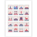 Liverpool Stamps A3 Print