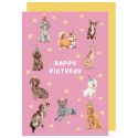 Happy Birthday Dogs Card