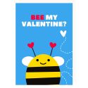Bee My Valentine Valentines Card