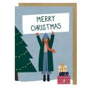 Christmas Girl Card