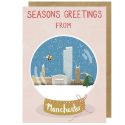 Manchester Snow Globe Christmas Card