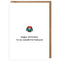 Wonderful Husband Christmas Card