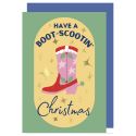 Boot Scootin Christmas Card