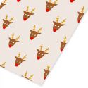 Utility Gift Wrap Rudolf - Set of 3