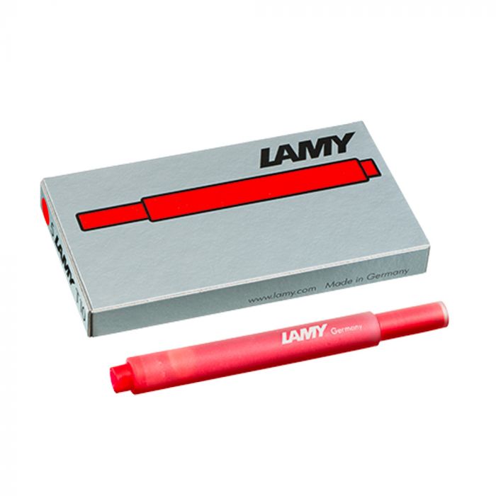 Lamy T 10 Ink Cartridge Refill - Red