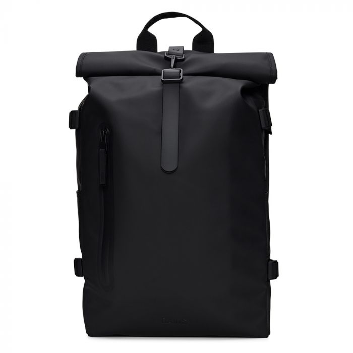 Rains Rolltop Rucksack Large - Black 