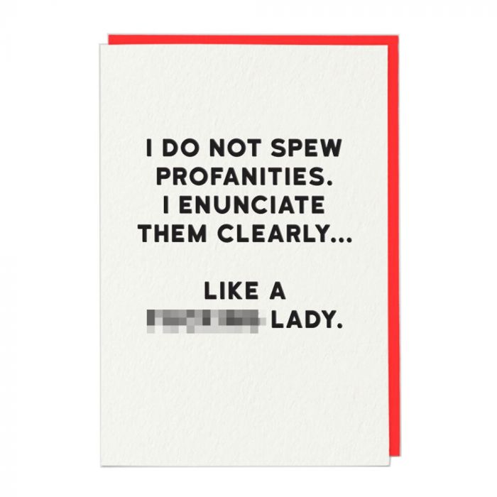 Profanities Card