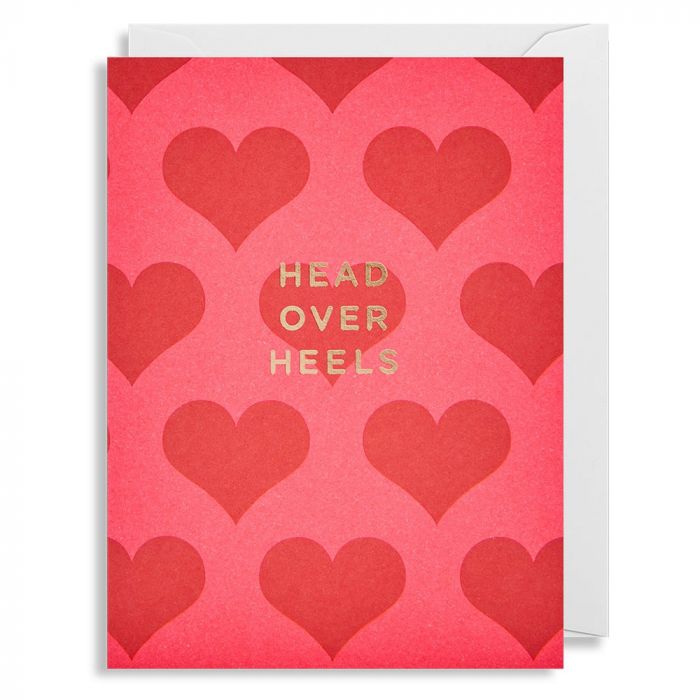 Head Over Heels Valentines Card