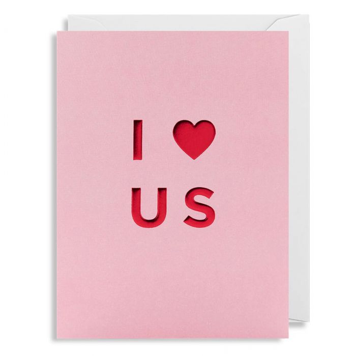 I Heart Us Valentines Card