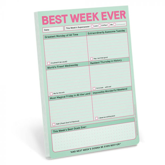 Best Week Ever Notepad