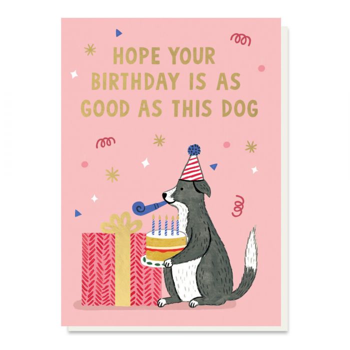 Good Dog Birthday Card