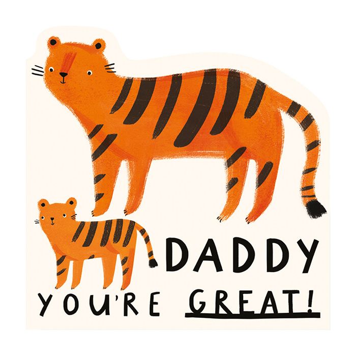 Daddy Tigers Father's Day Card