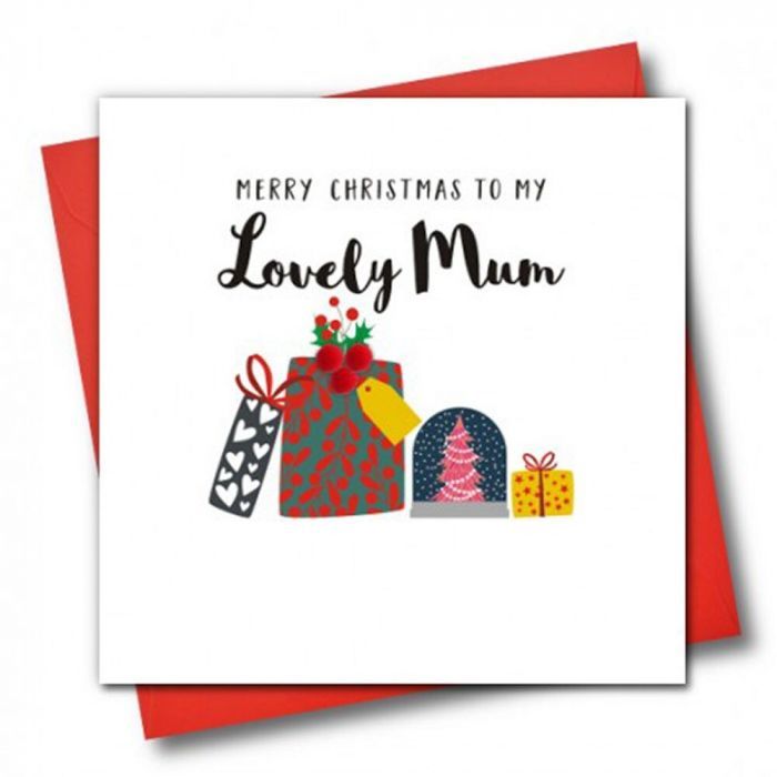Merry Christmas To My Lovely Mum Card