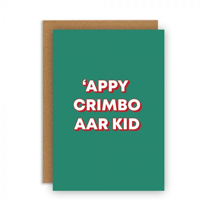 Appy Crimbo Aar Kid Christmas Card