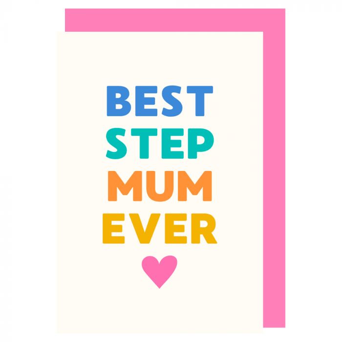 Best Step Mum Ever Mother's Day Card