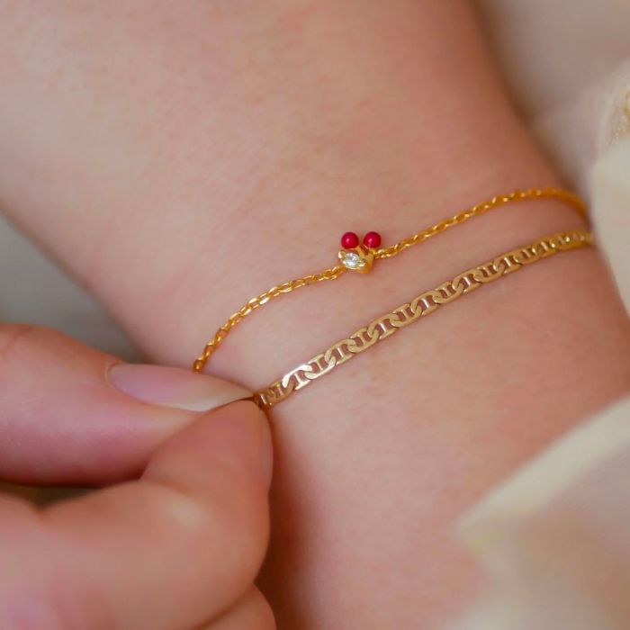 ENAMEL Copenhagen Cherry Bracelet - Red