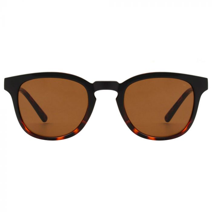 A Kjaerbede Bate Sunglasses - Black Demi Tortoise