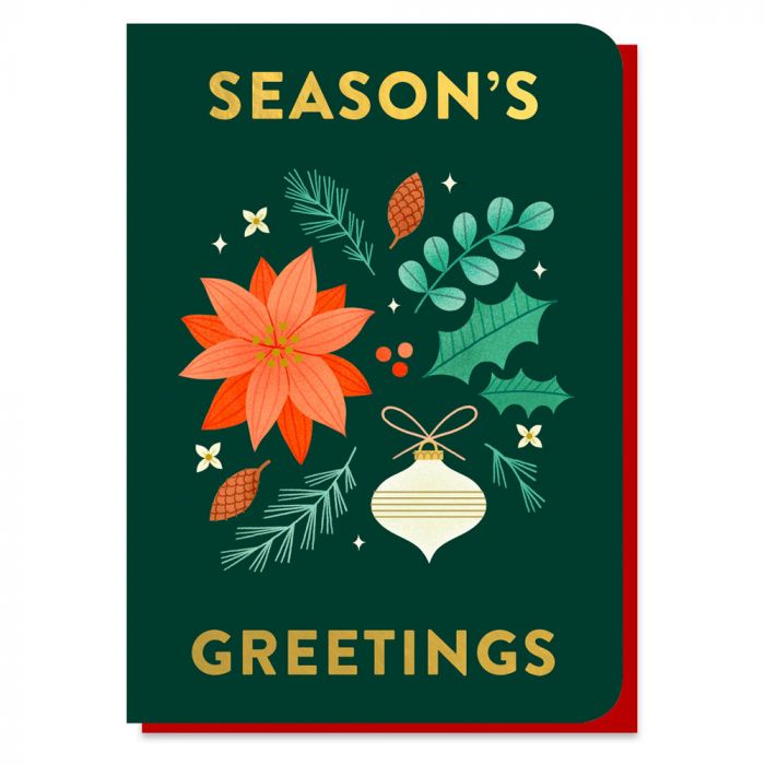 Season's Greetings Seed Christmas Card