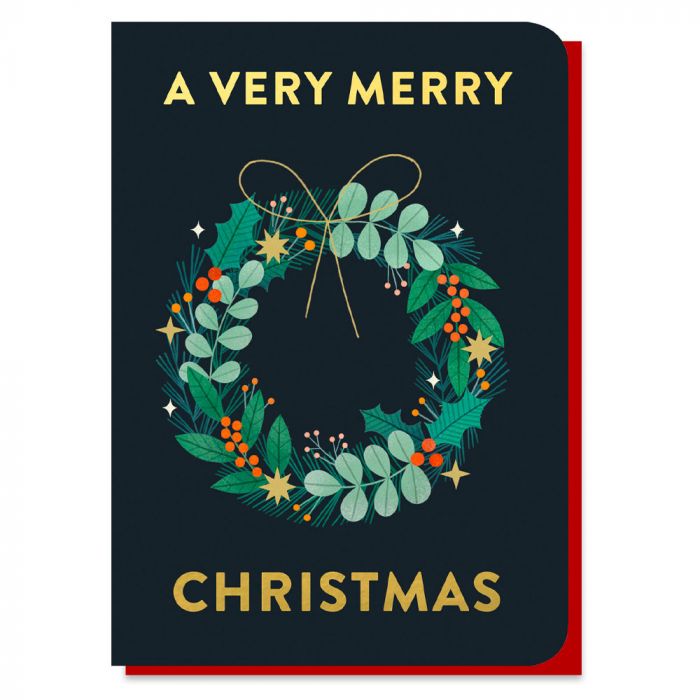 Wreath Seed Christmas Card