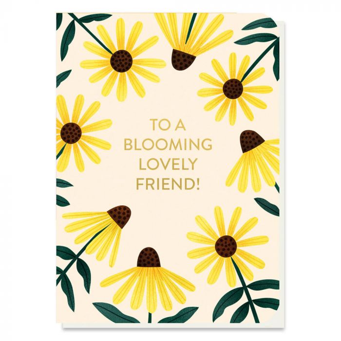 Lovely Friend Black Eyed Susan Seed Card