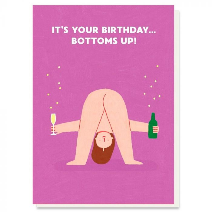 Bottoms Up Card