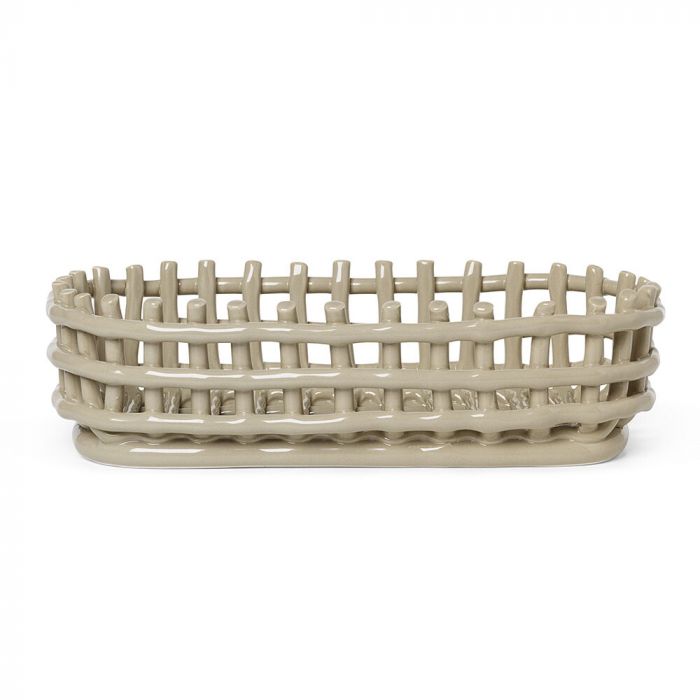 Ferm Living Ceramic Basket - Oval 
