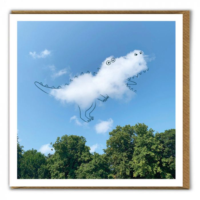 Dinosaur Cloud Card