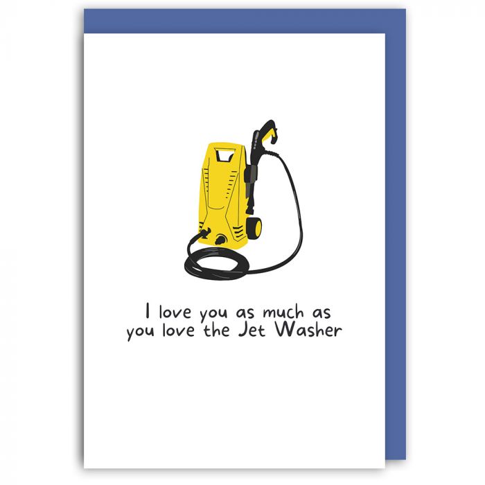 Jet Washer Father's Day Card