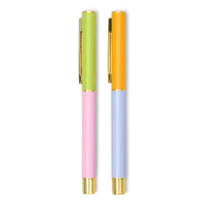 Colour Block Pens Lilac & Cornflower (Set of 2)