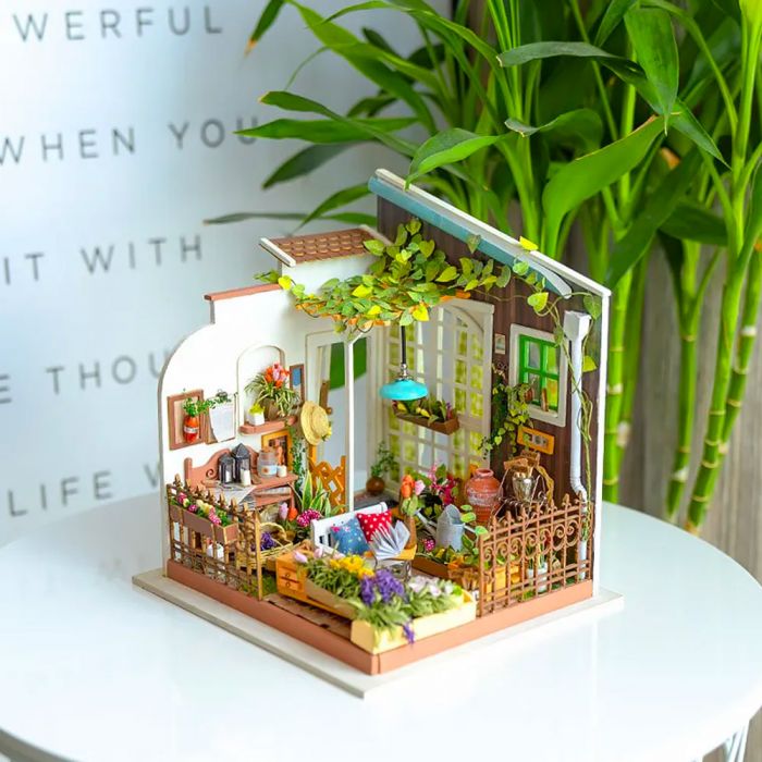 Rolife Miller's Garden DIY Miniature House Kit | Utility Gift UK