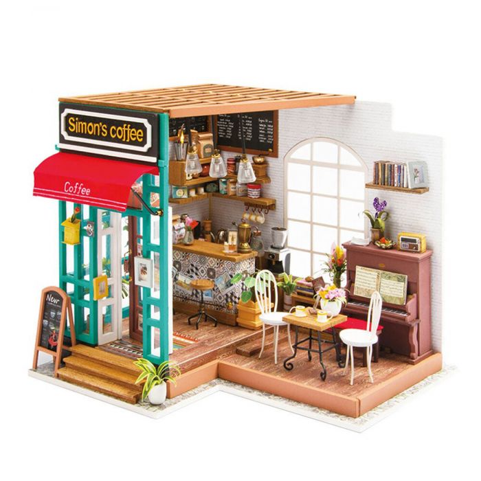 Rolife Simon's Coffee Shop DIY Miniature House Kit