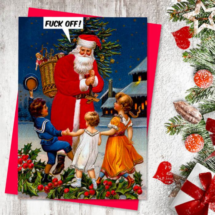 Fuck Off Christmas Card