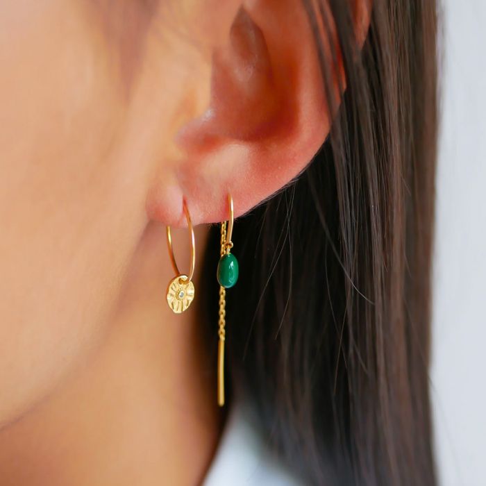 Enamel Copenhagen Mini Esma Hoop Earrings