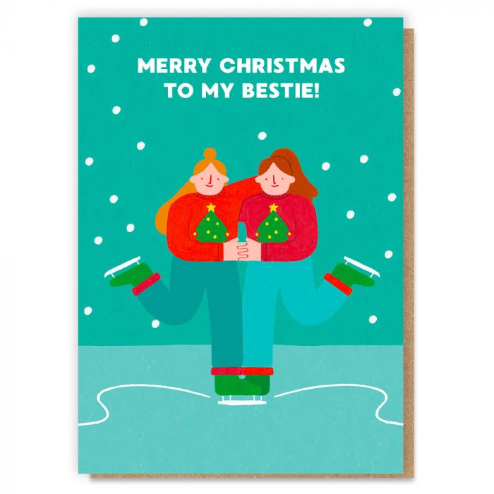 Besties Christmas Card