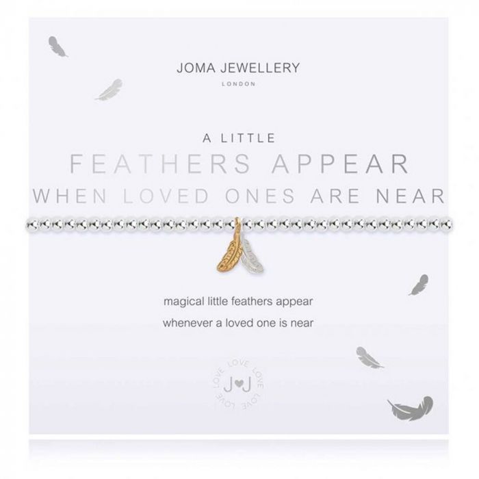 Joma Jewellery Feathers Appear When Loved Ones Are Near Bracelet