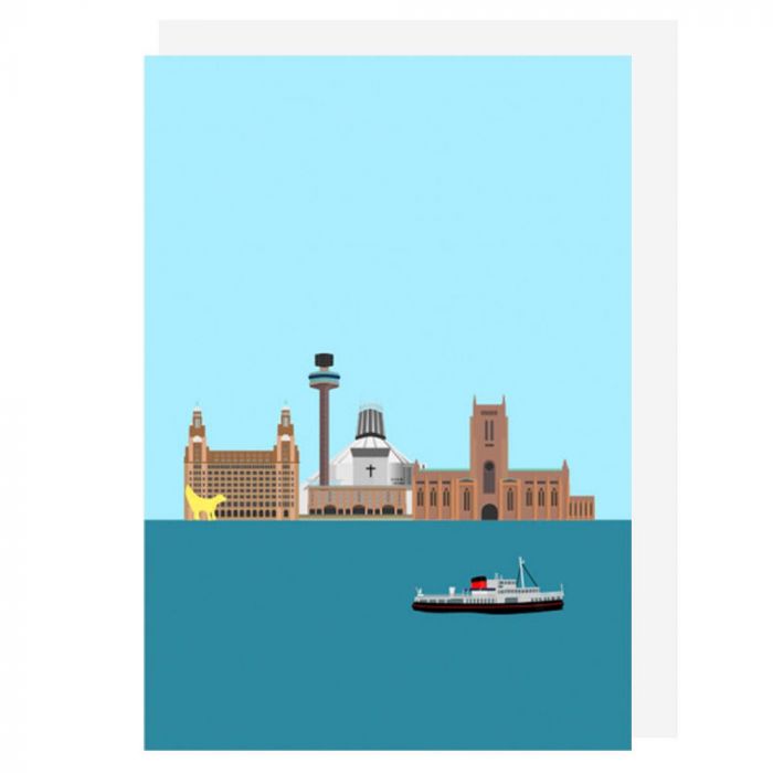 Liverpool Skyline Card