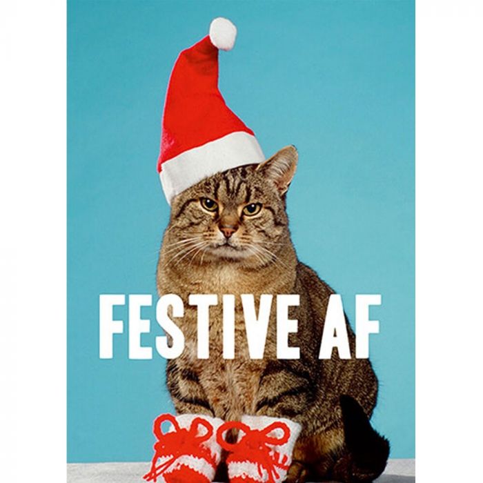 Festive AF Christmas Card