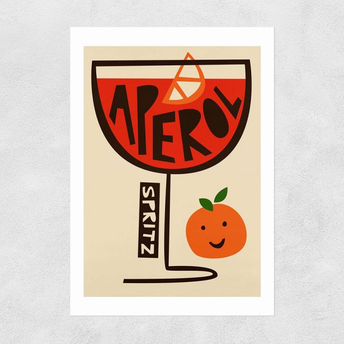 East End Aperol Spritz A3 Print