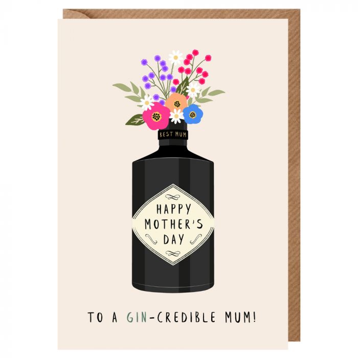 Gin-Credible Mother's Day Card