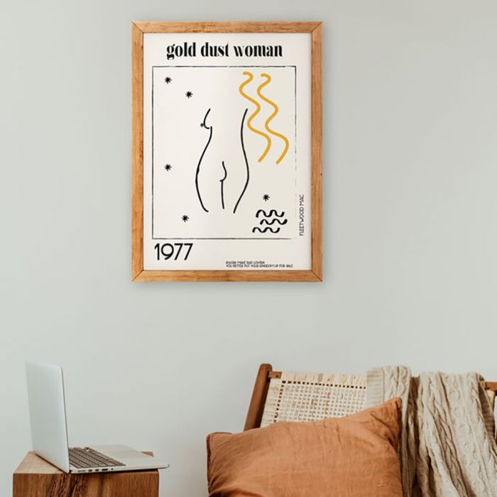 Gold Dust Woman A3 Print