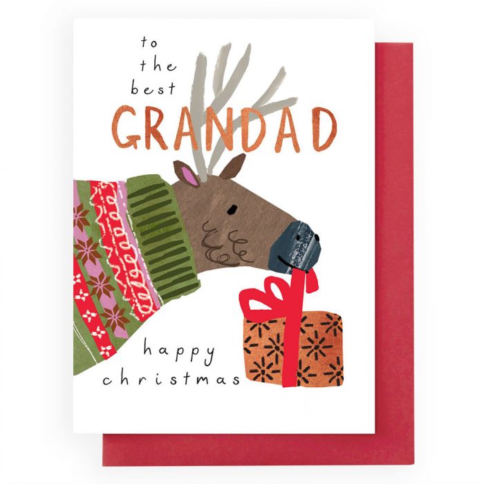 Best Grandad Christmas Card