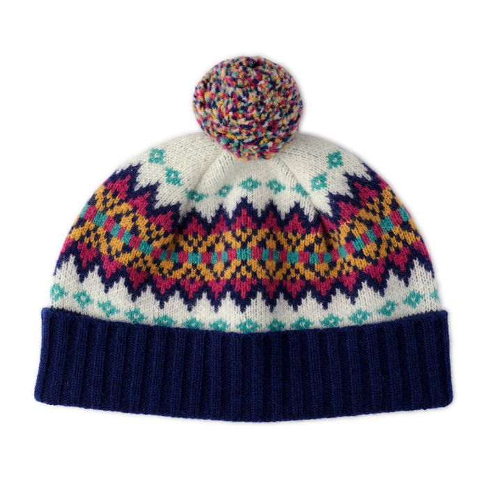 Robert Mackie Sorn Ladies Hat - Navy Multi