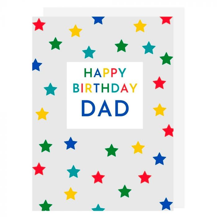 Dad Birthday Stars Card